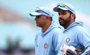 Rahul Dravid and Rohit Sharma Inspect New York Pitch Ahead of T20 World Cup 2024