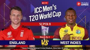 England vs West Indies Live Score, T20 World Cup 2024: